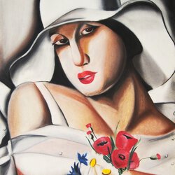 "Mitten im Sommer" nach Tamara de Lempicka